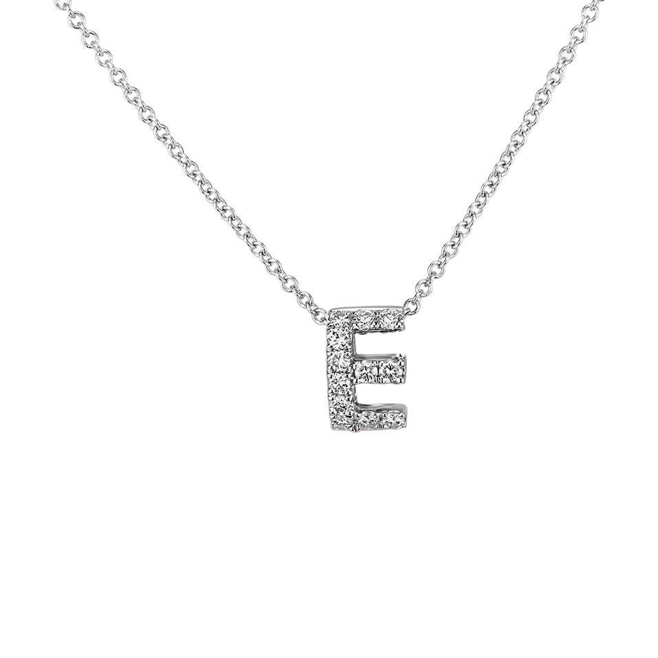 Diamond necklace Diamond Letter
