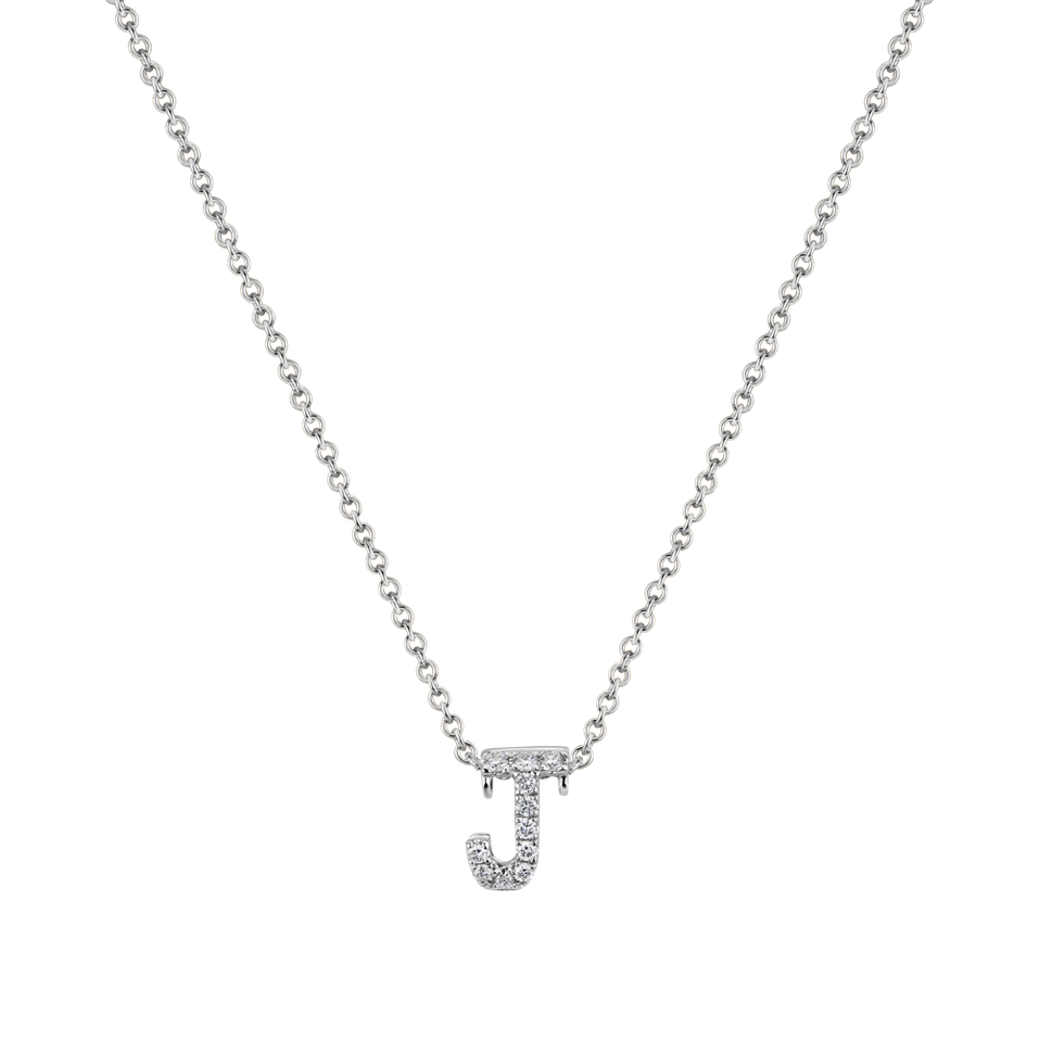 Diamond necklace Diamond Letter