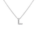 Diamond necklace Diamond Letter2