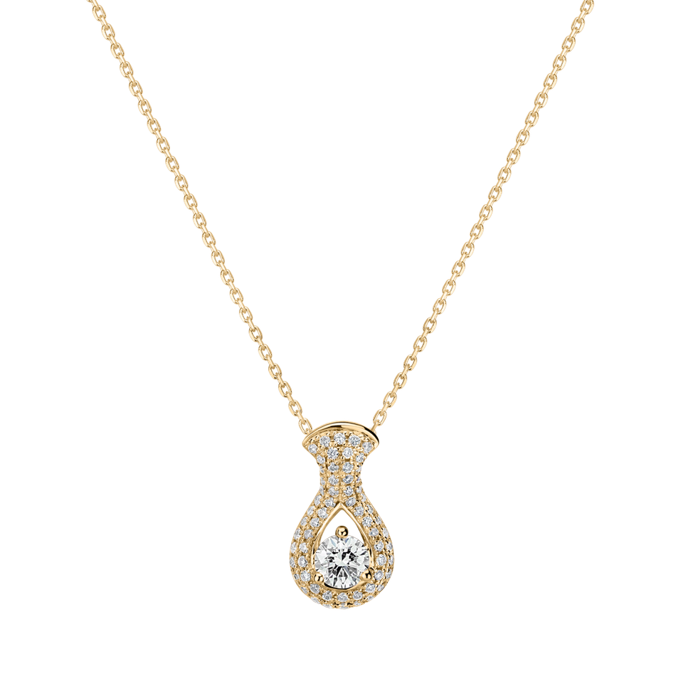 Diamond pendant Glittering Drop