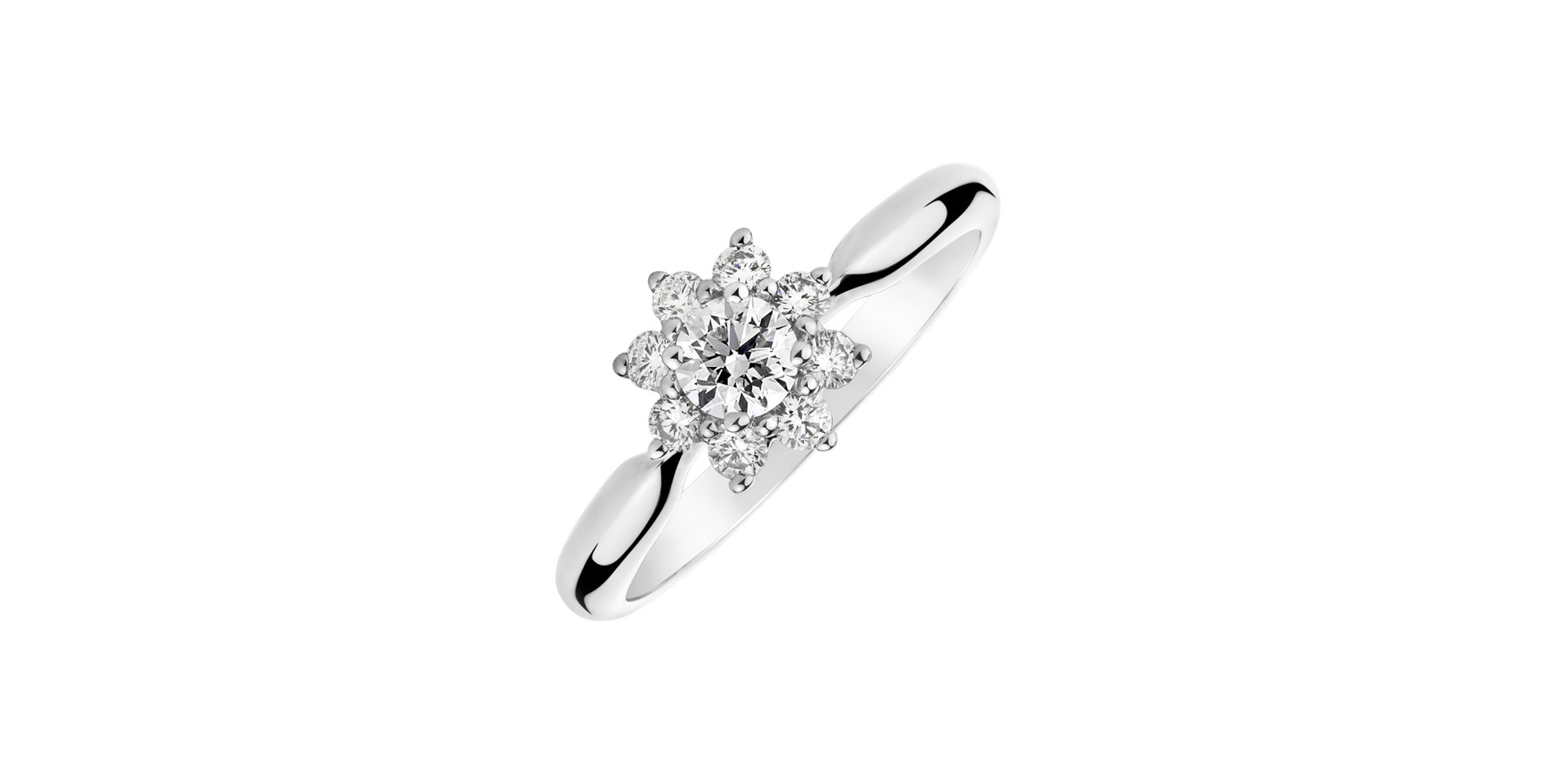 Diamond ring Starlet Blossom
