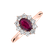 Diamond ring with Ruby Princess Joy2