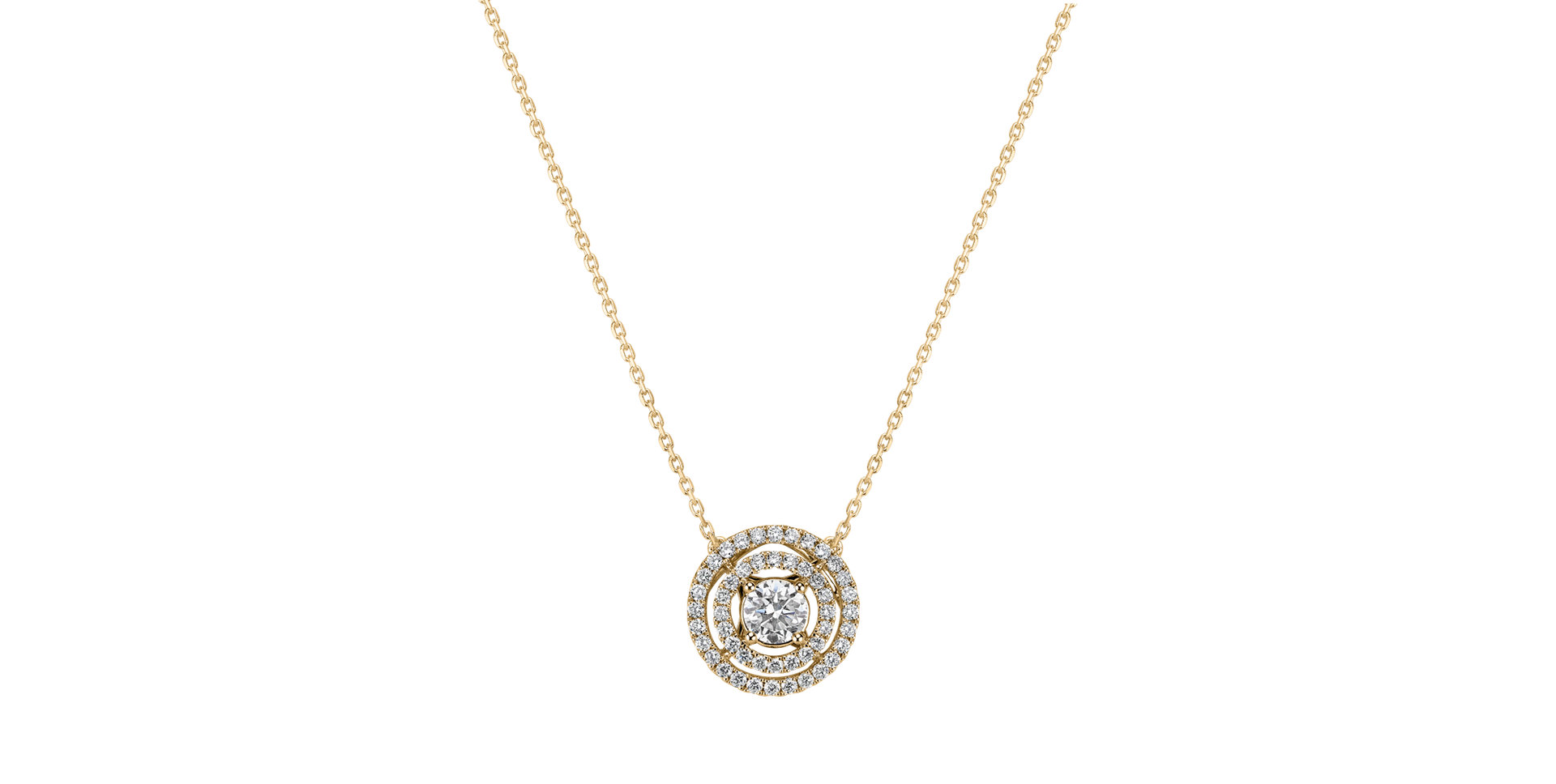 Diamond pendant Royal Circle