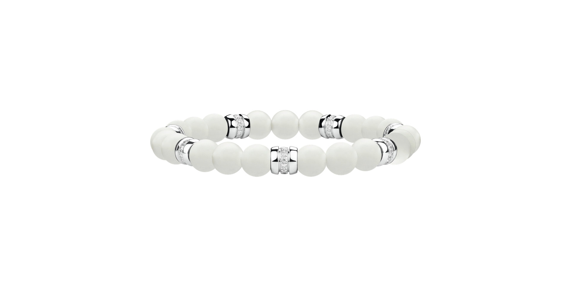 Diamond braclet with Agate Neverending Style