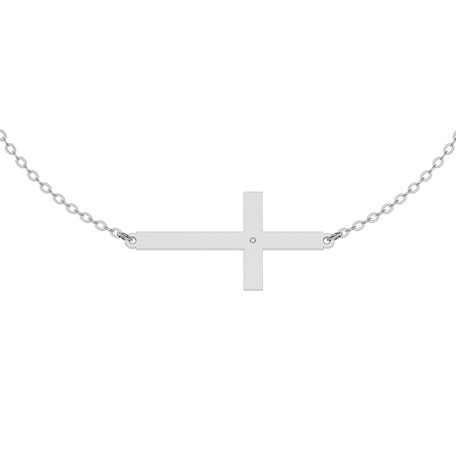 Diamond bracelet Cross