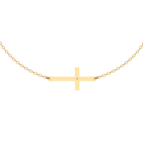 Diamond bracelet Little Cross