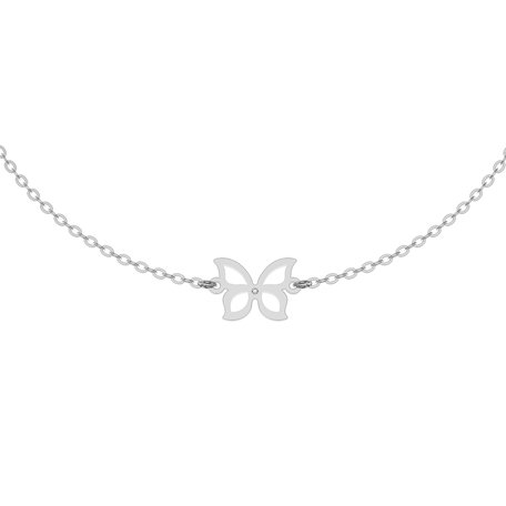 Diamond bracelet Gold Butterfly