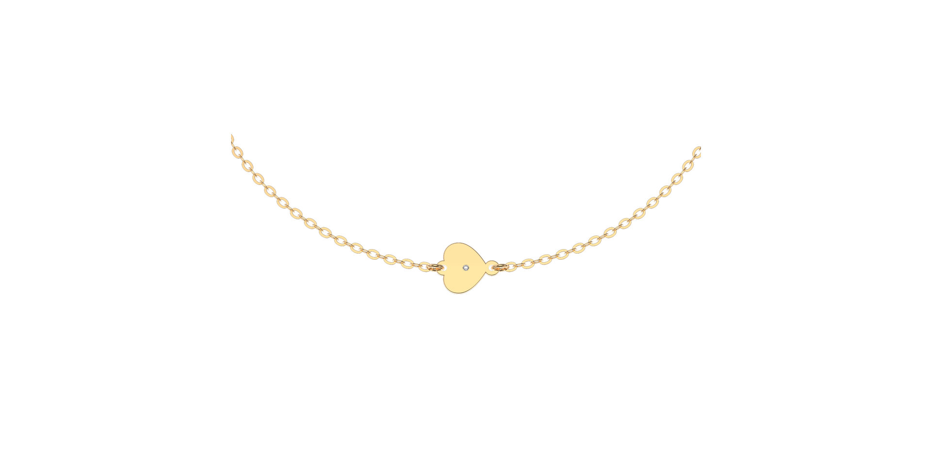 Diamond bracelet Little Heart