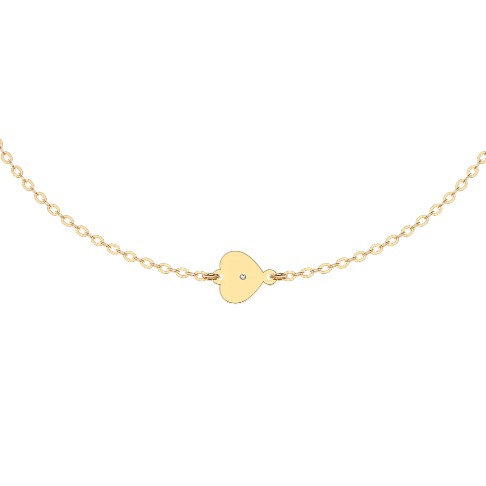 Diamond bracelet Little Heart