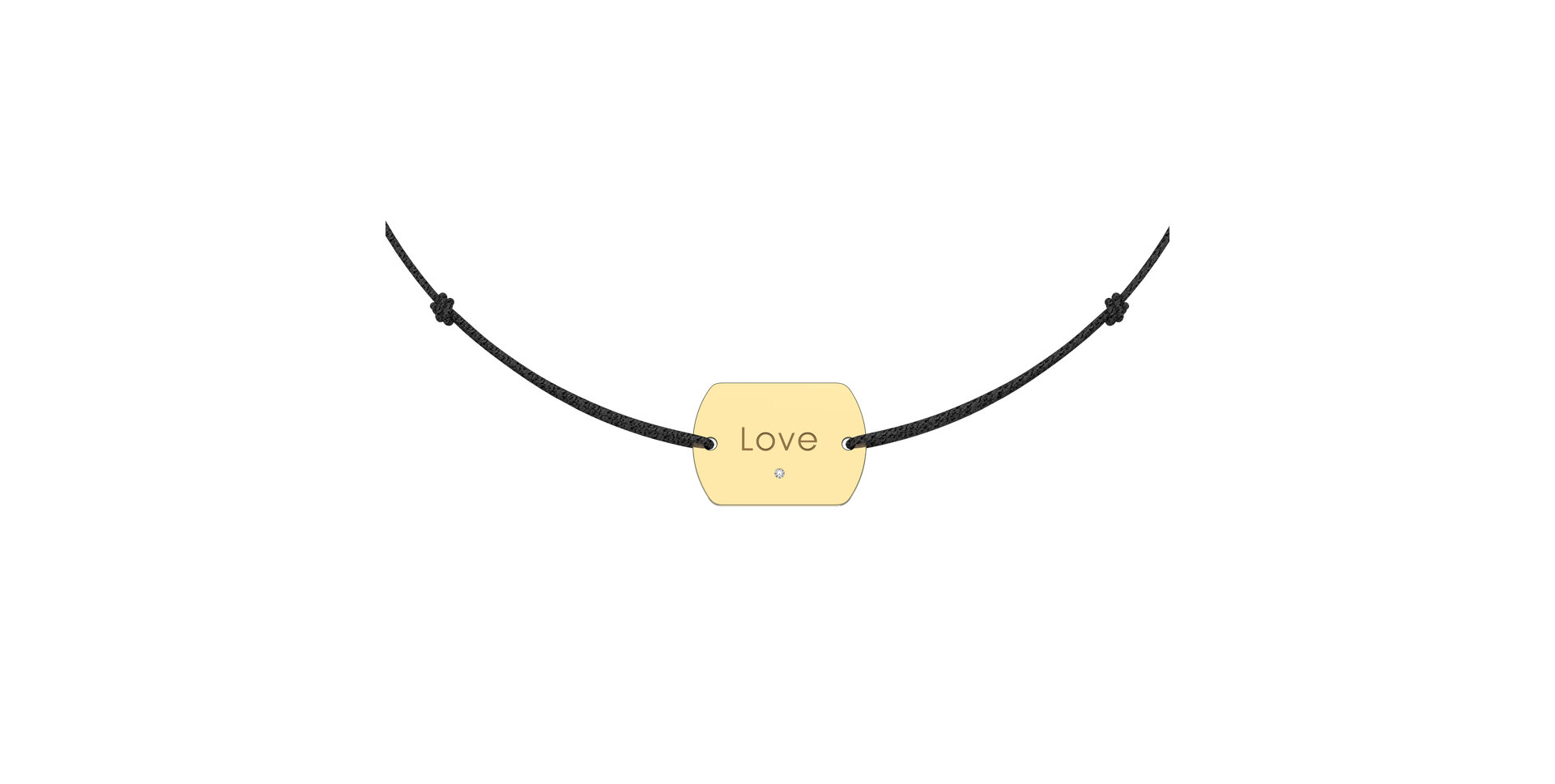 Diamond bracelet Love Stamp