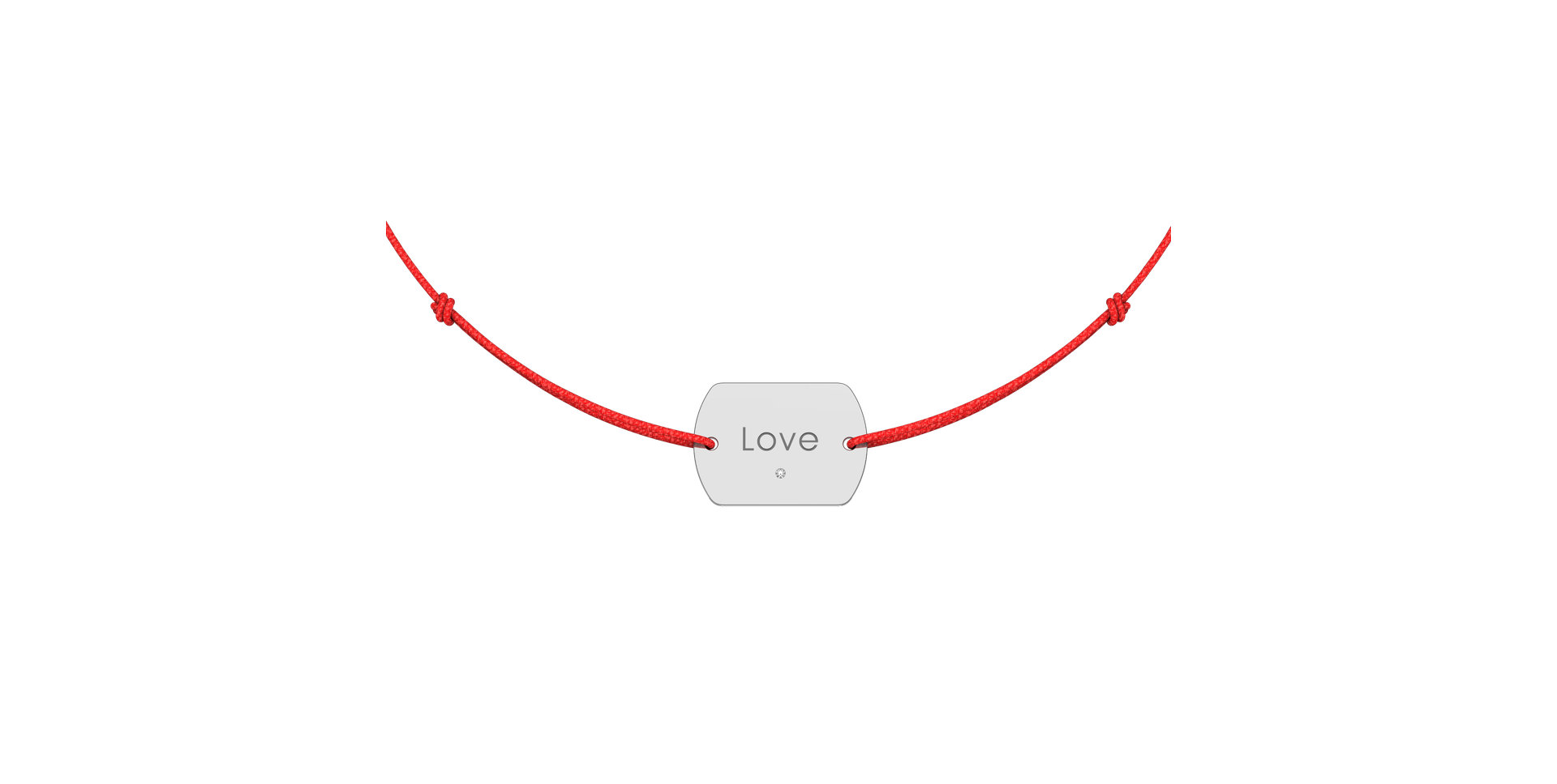 Diamond bracelet Love Stamp