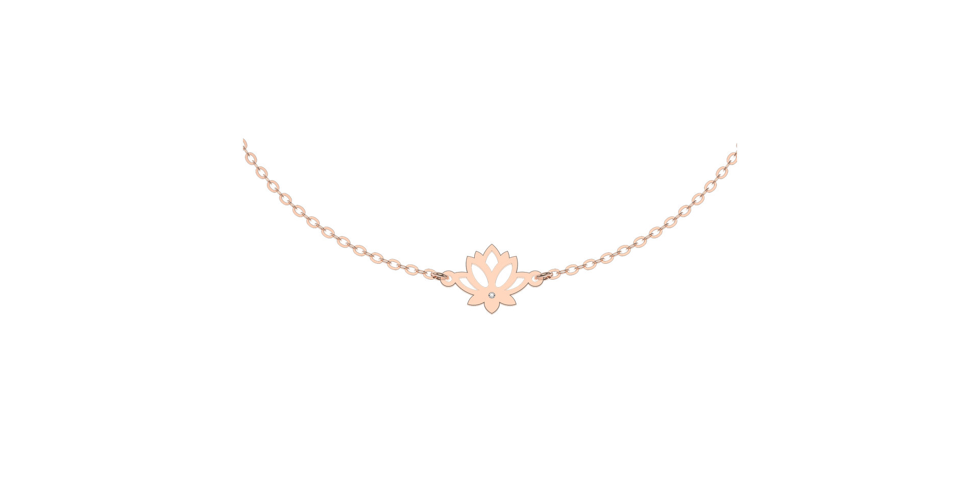 Diamond bracelet Little Lotus
