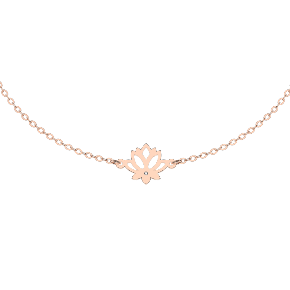 Diamond bracelet Little Lotus