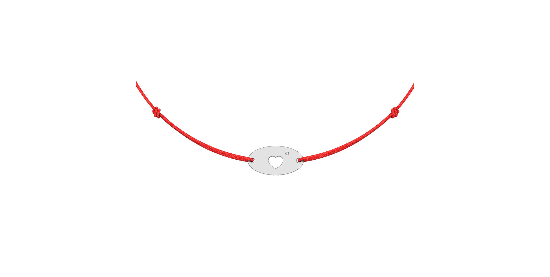 Diamond bracelet Gold Heart