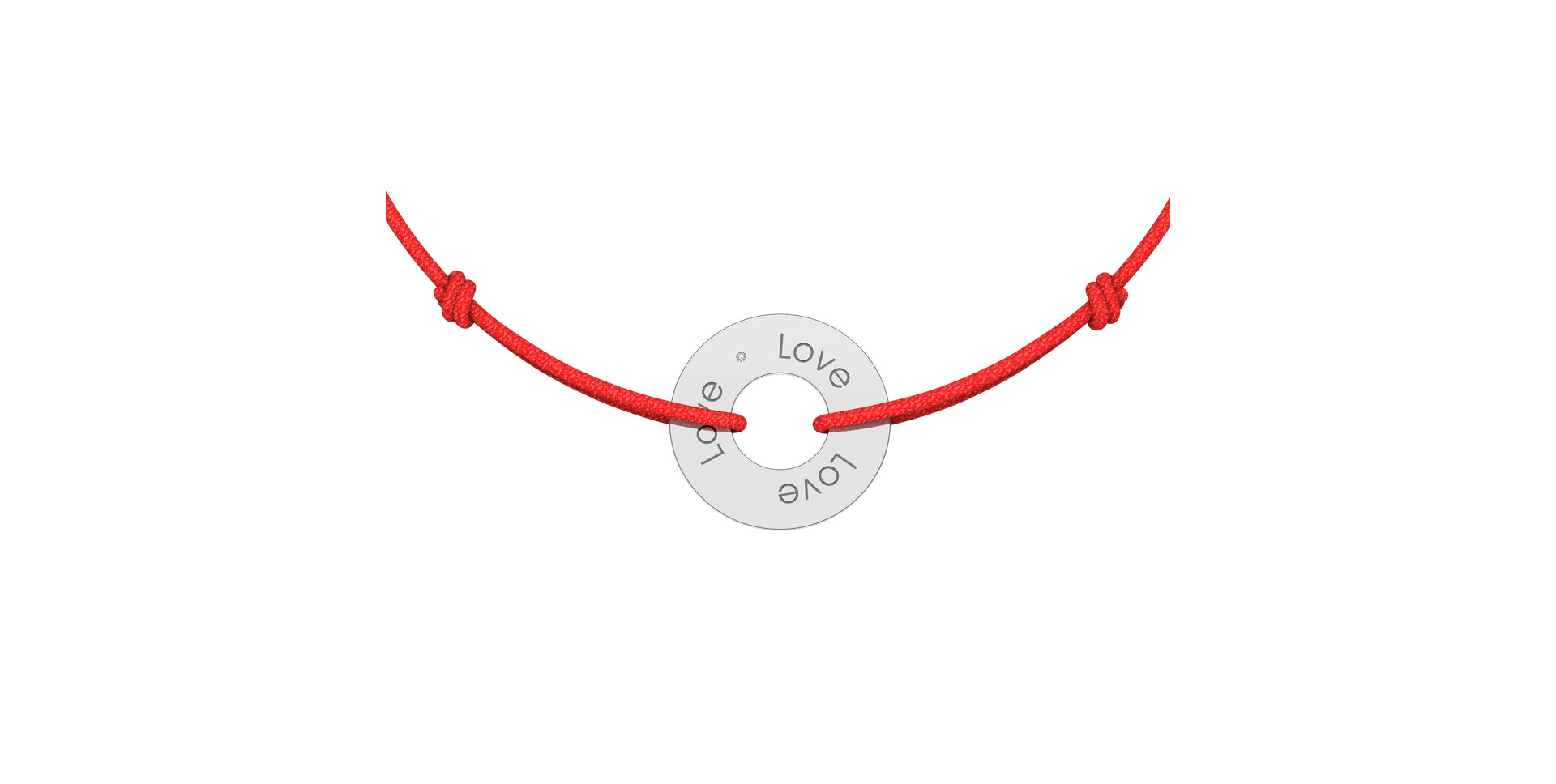 Diamond bracelet Love Circle
