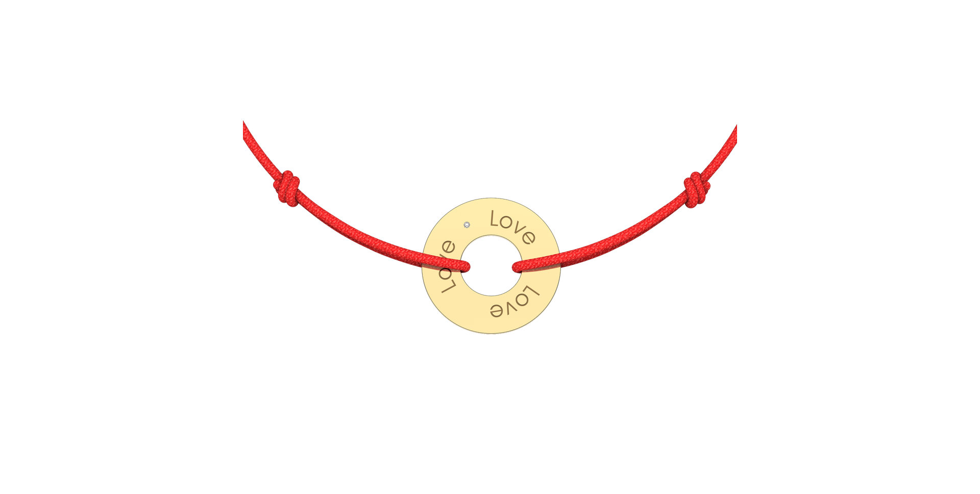 Diamond bracelet Love Circle