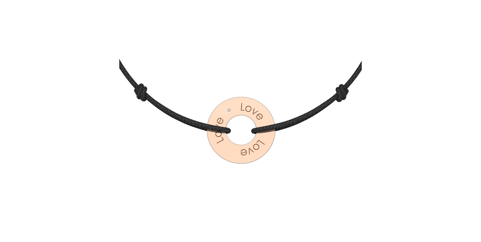 Diamond bracelet Love Circle