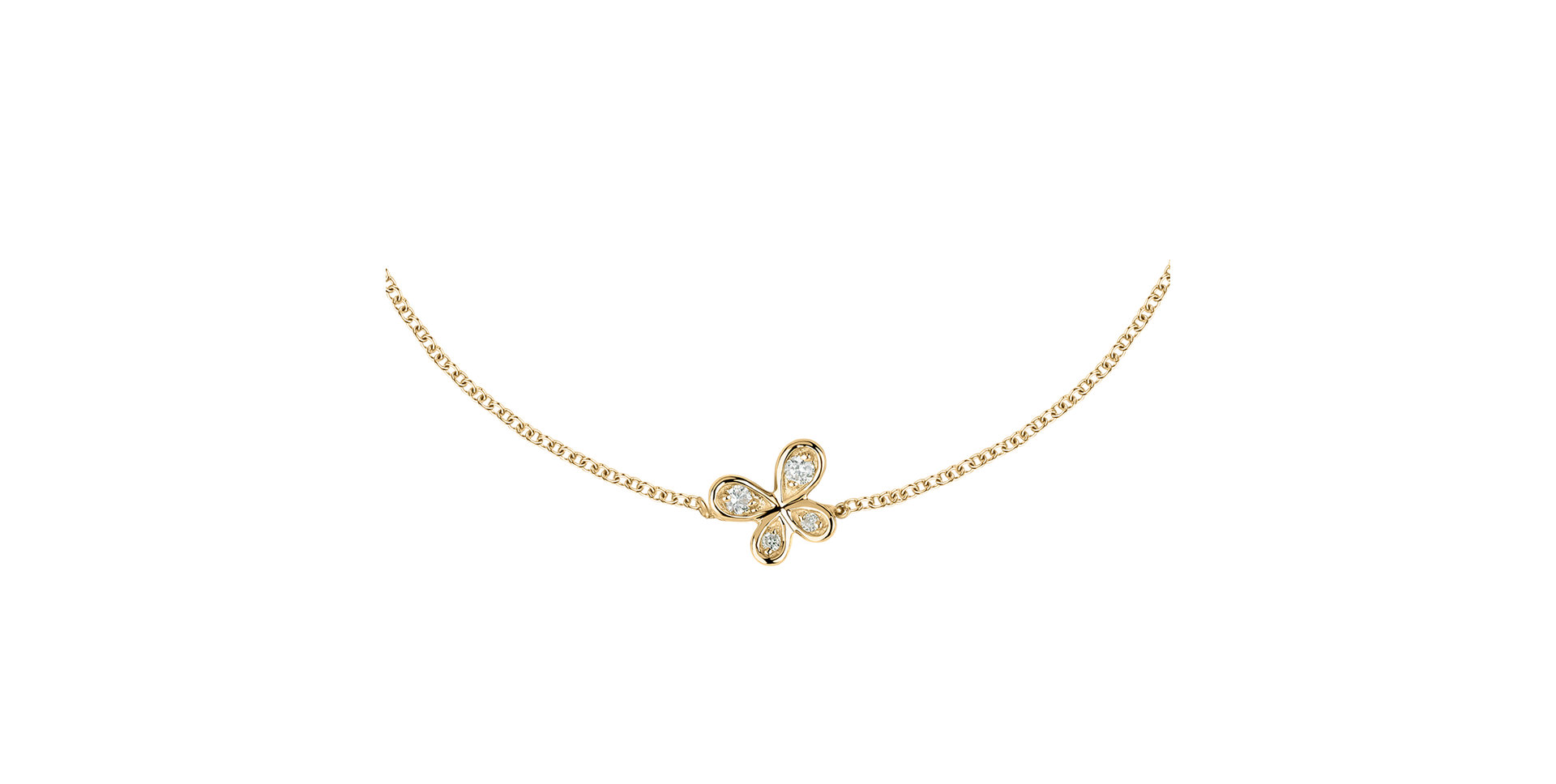 Diamond bracelet Little Butterfly