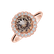 Diamond ring with Morganite Tender Dream2
