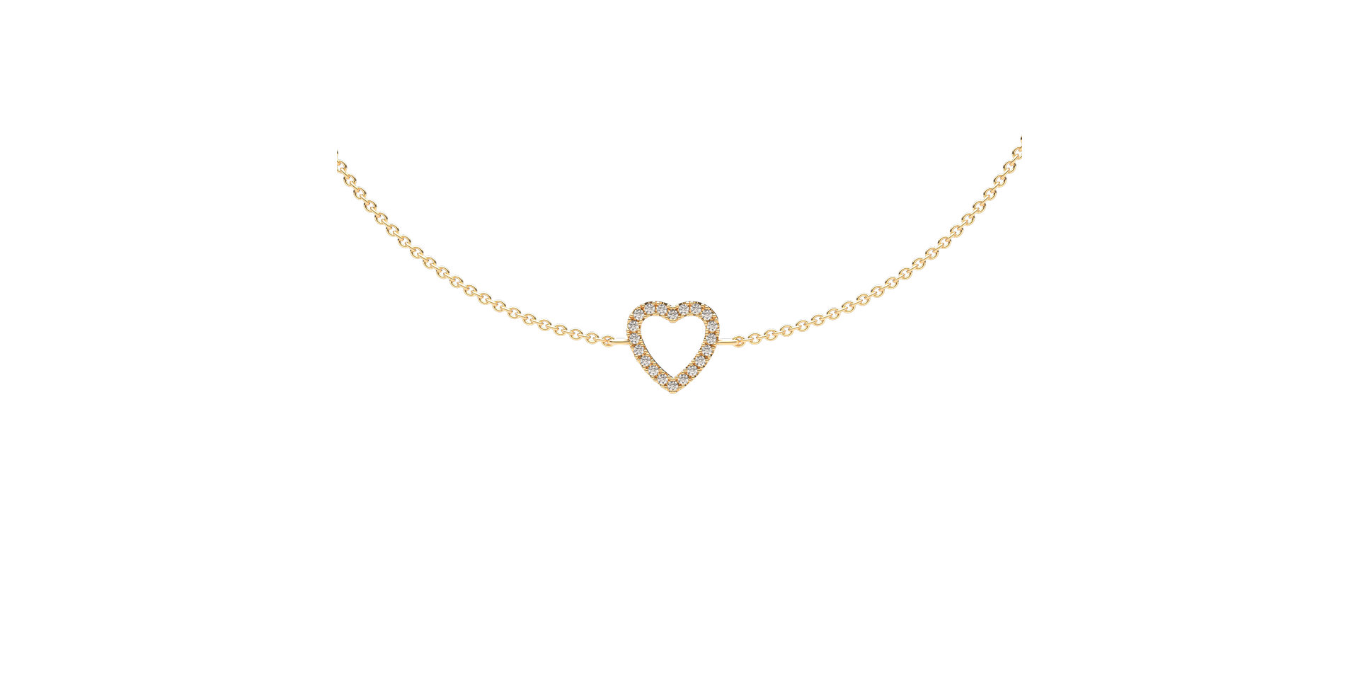 Diamond bracelet Tender Heart