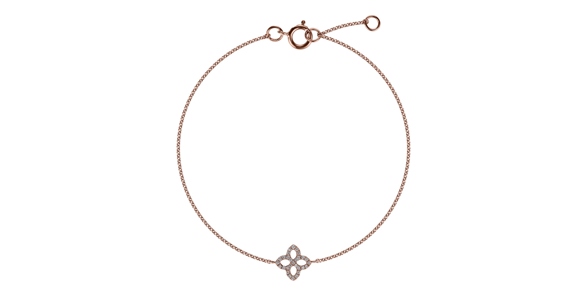 Diamond bracelet Glamorous Petals