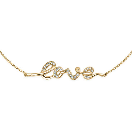 Diamond bracelet Love