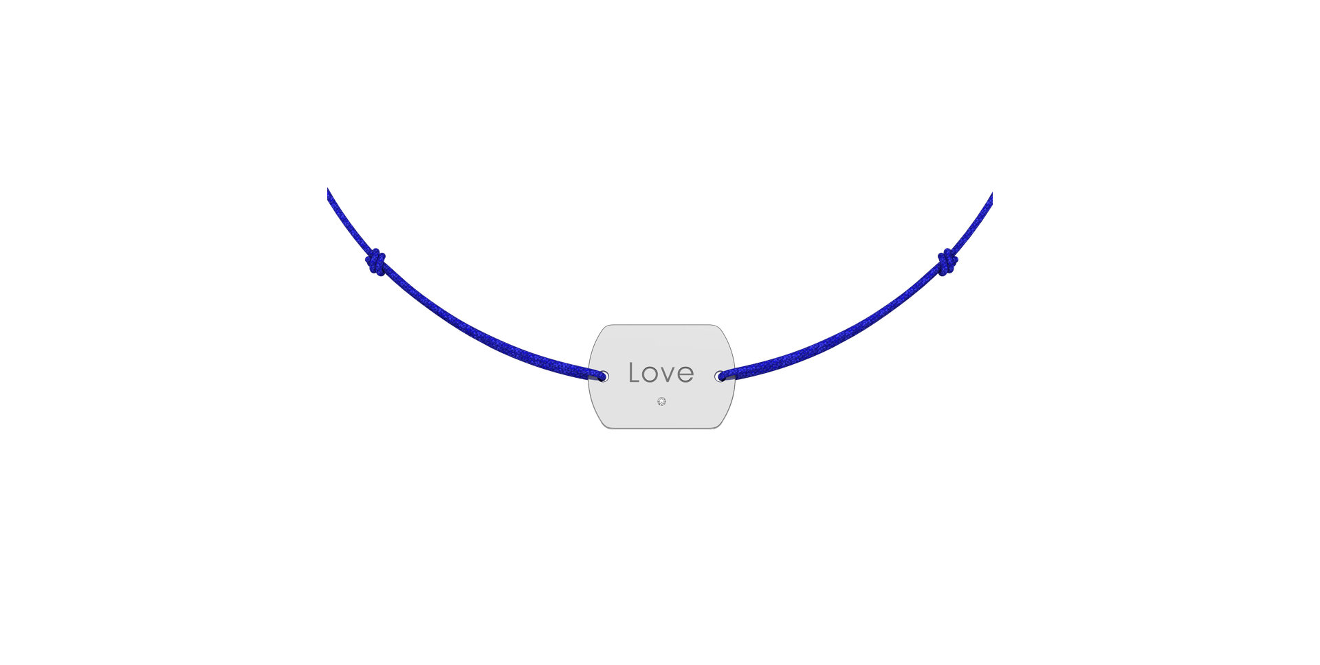 Diamond bracelet Love Stamp