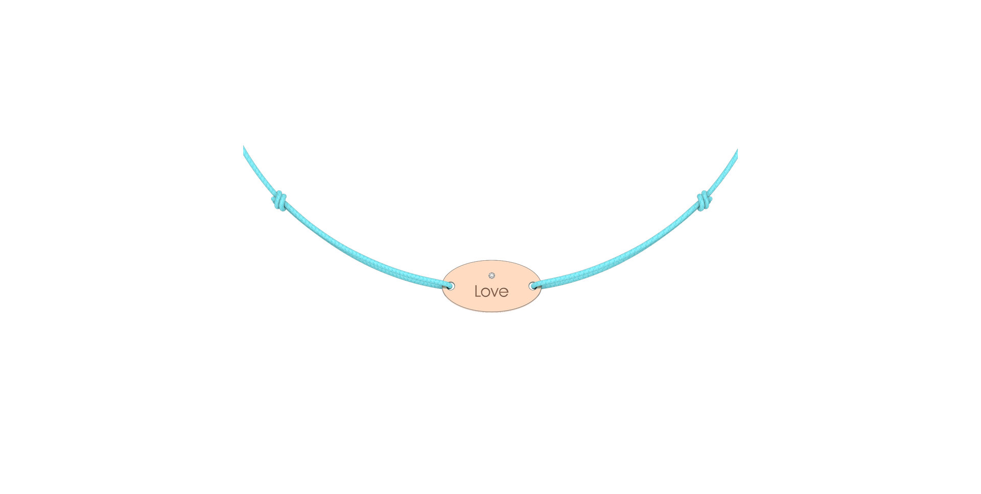 Diamond bracelet Gold Stamp