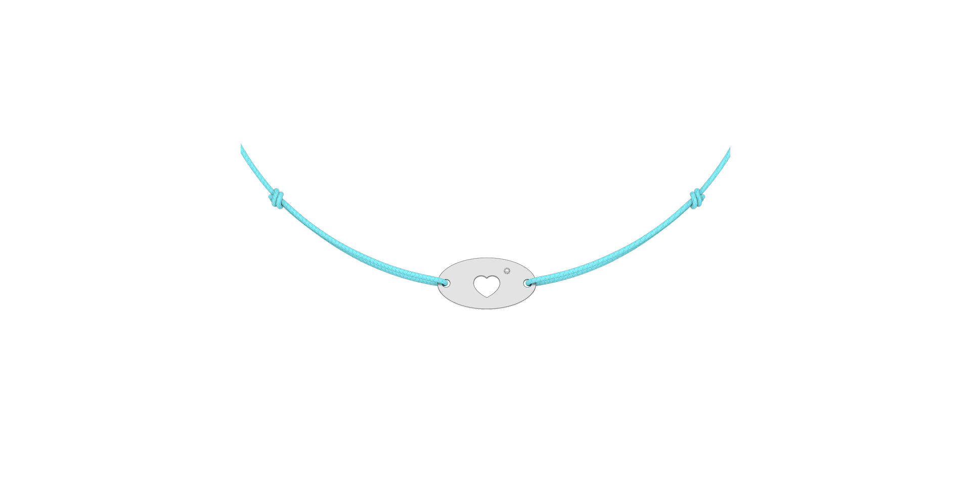 Diamond bracelet Gold Heart