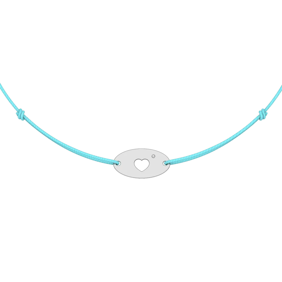 Diamond bracelet Gold Heart