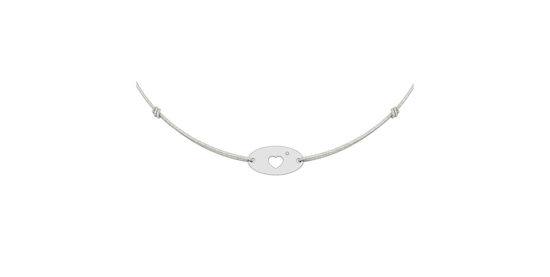 Diamond bracelet Gold Heart