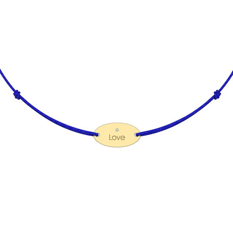 Diamond bracelet Gold Stamp