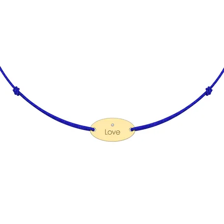 Diamond bracelet Gold Stamp