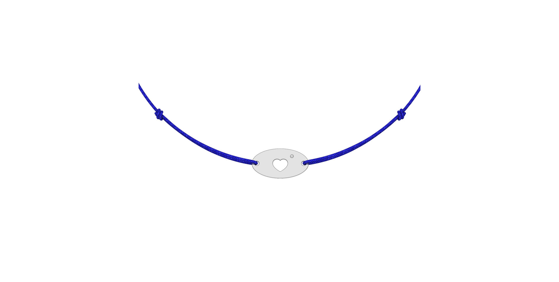 Diamond bracelet Gold Heart