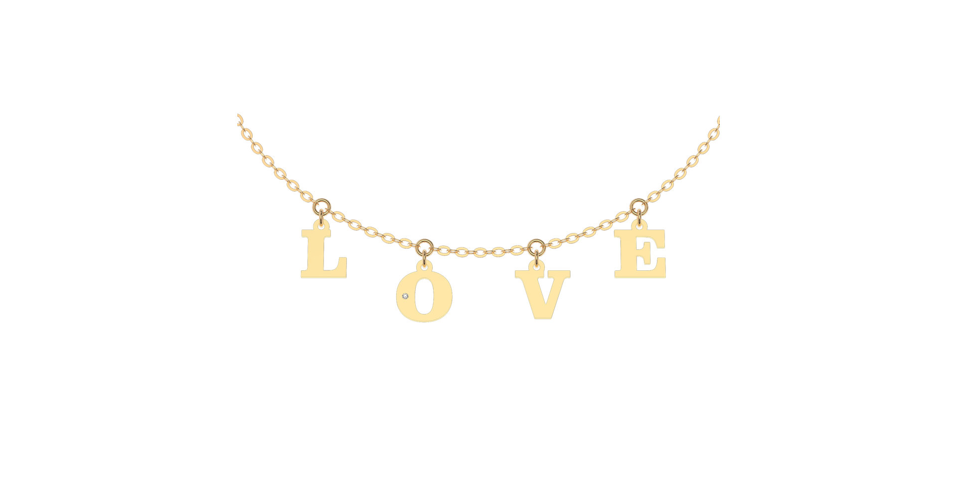 Diamond bracelet Love