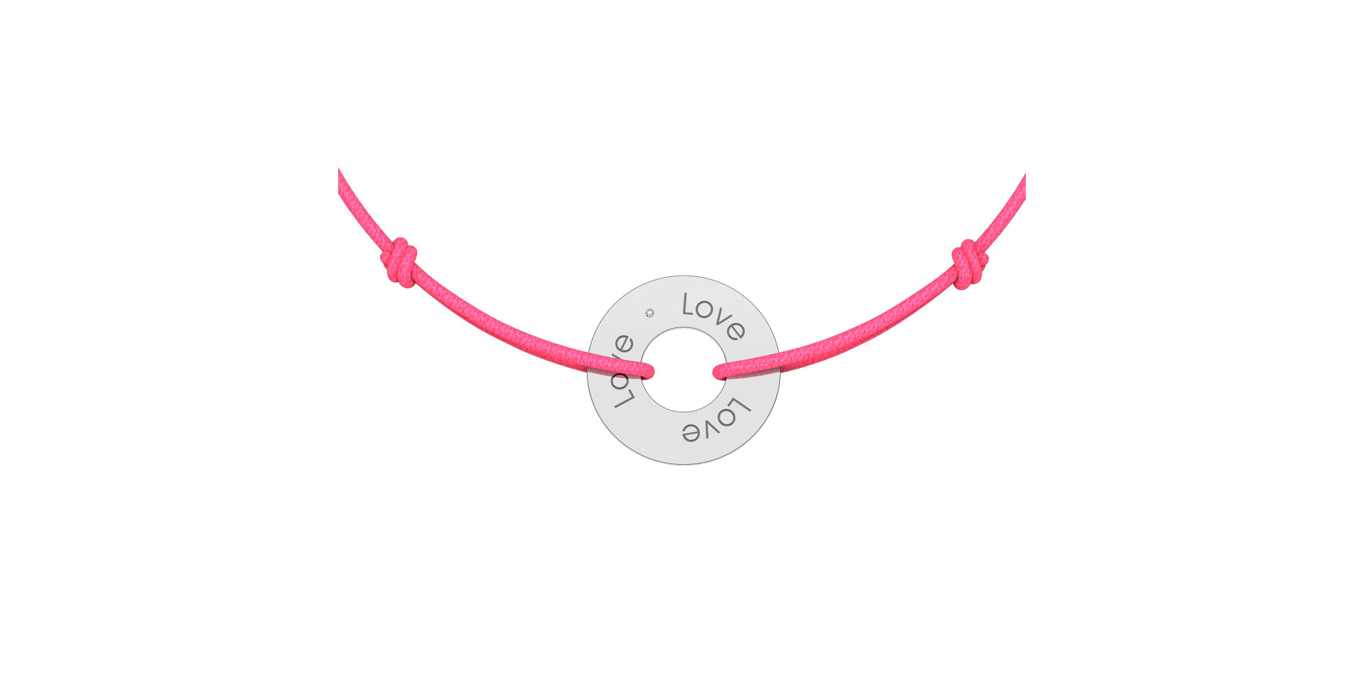 Diamond bracelet Love Circle