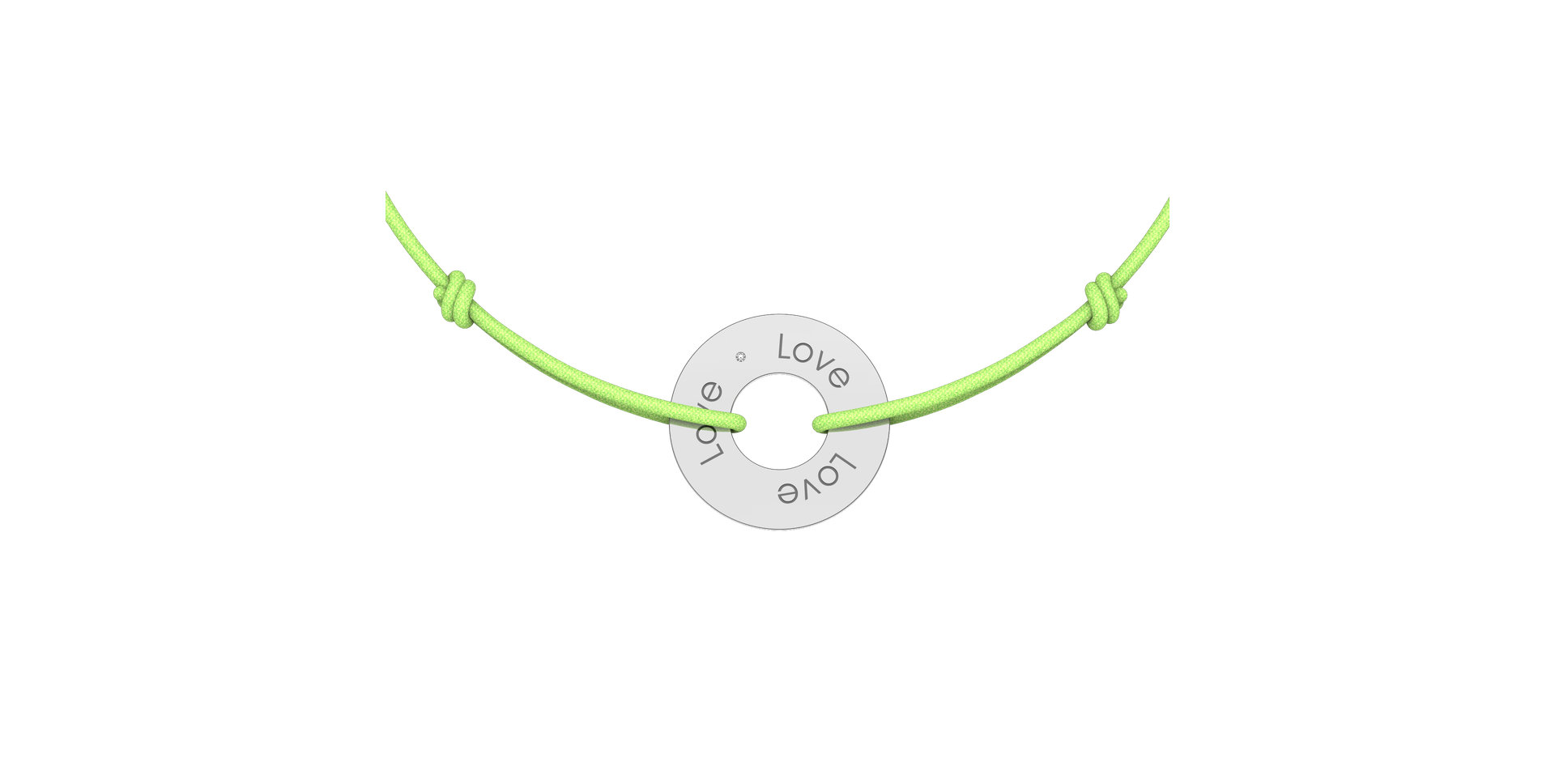 Diamond bracelet Love Circle