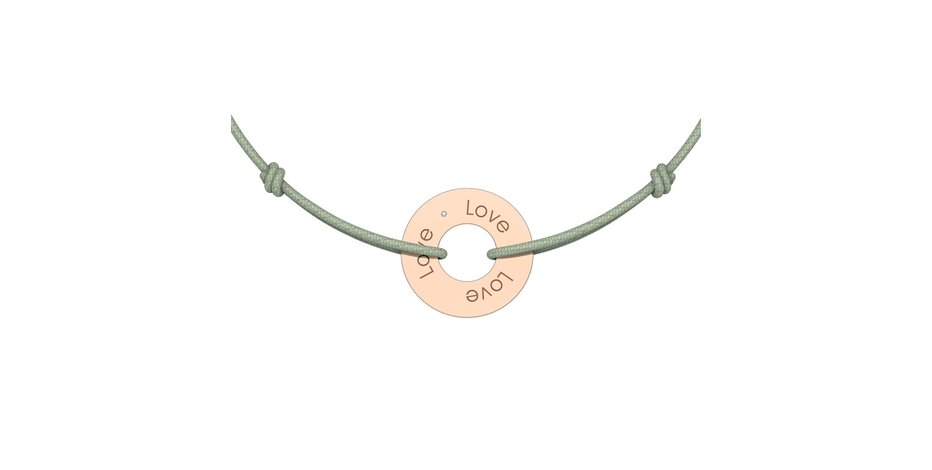 Diamond bracelet Love Circle