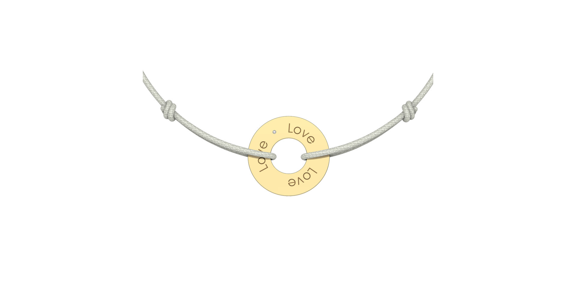 Diamond bracelet Love Circle