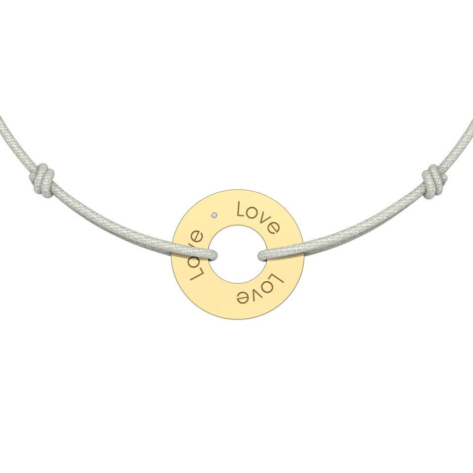 Diamond bracelet Love Circle