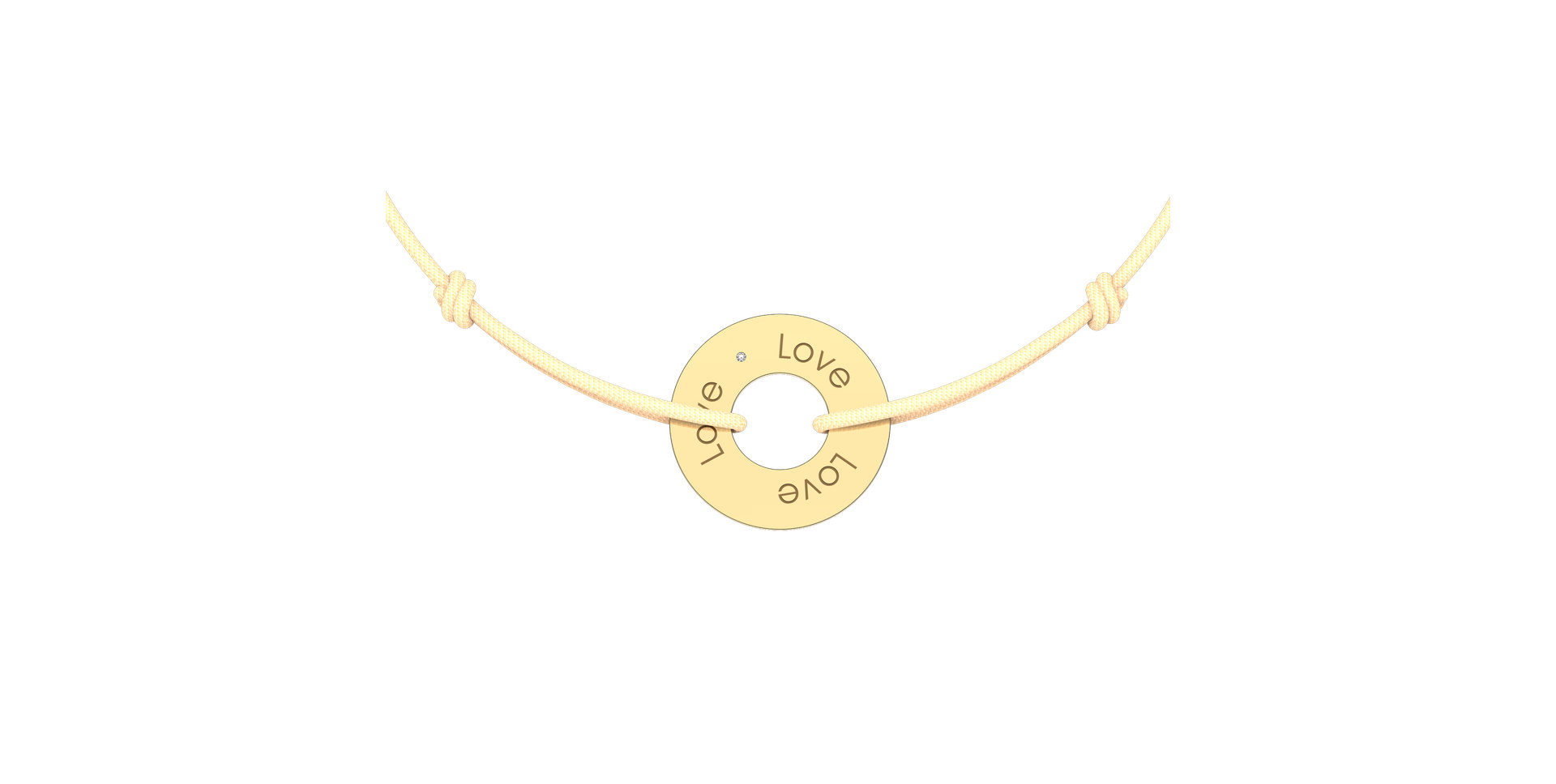 Diamond bracelet Love Circle