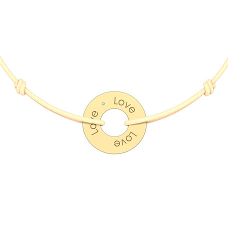 Diamond bracelet Love Circle