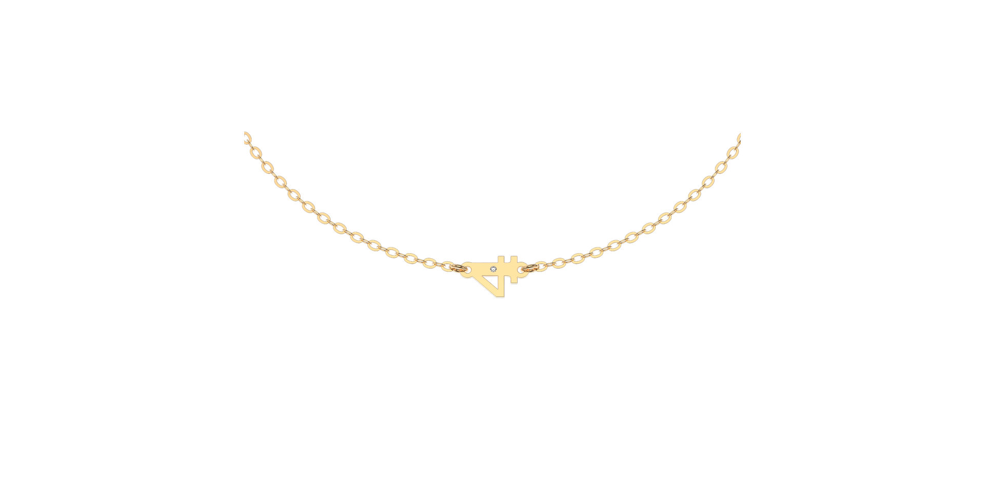 Diamond bracelet Lucky Four