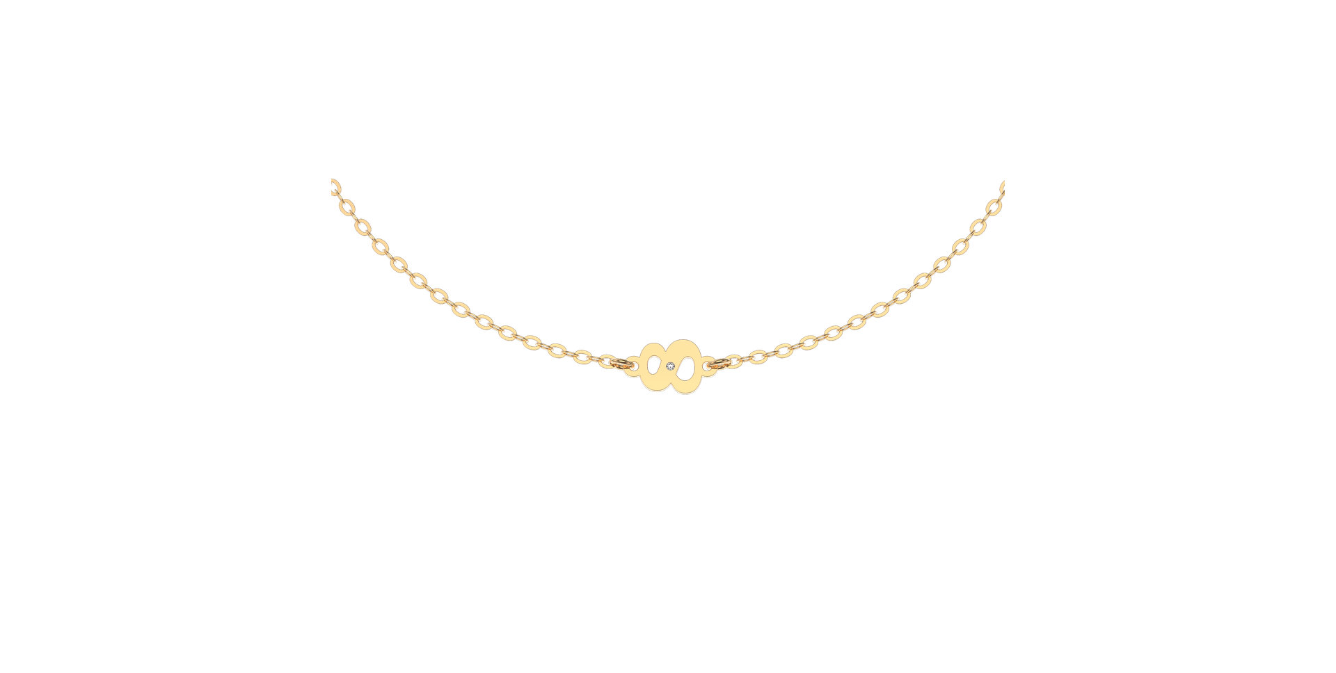 Diamond bracelet Lucky Eight