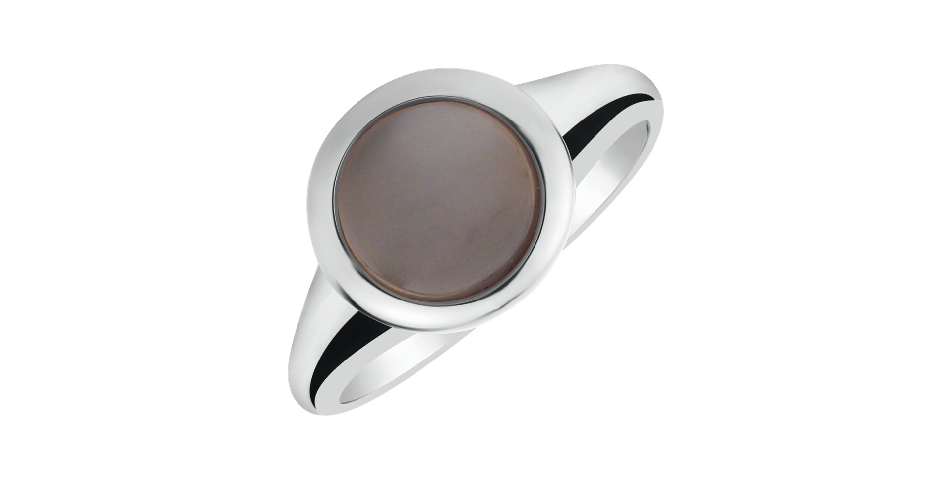 Ring with Moonstone Gray Bonbon