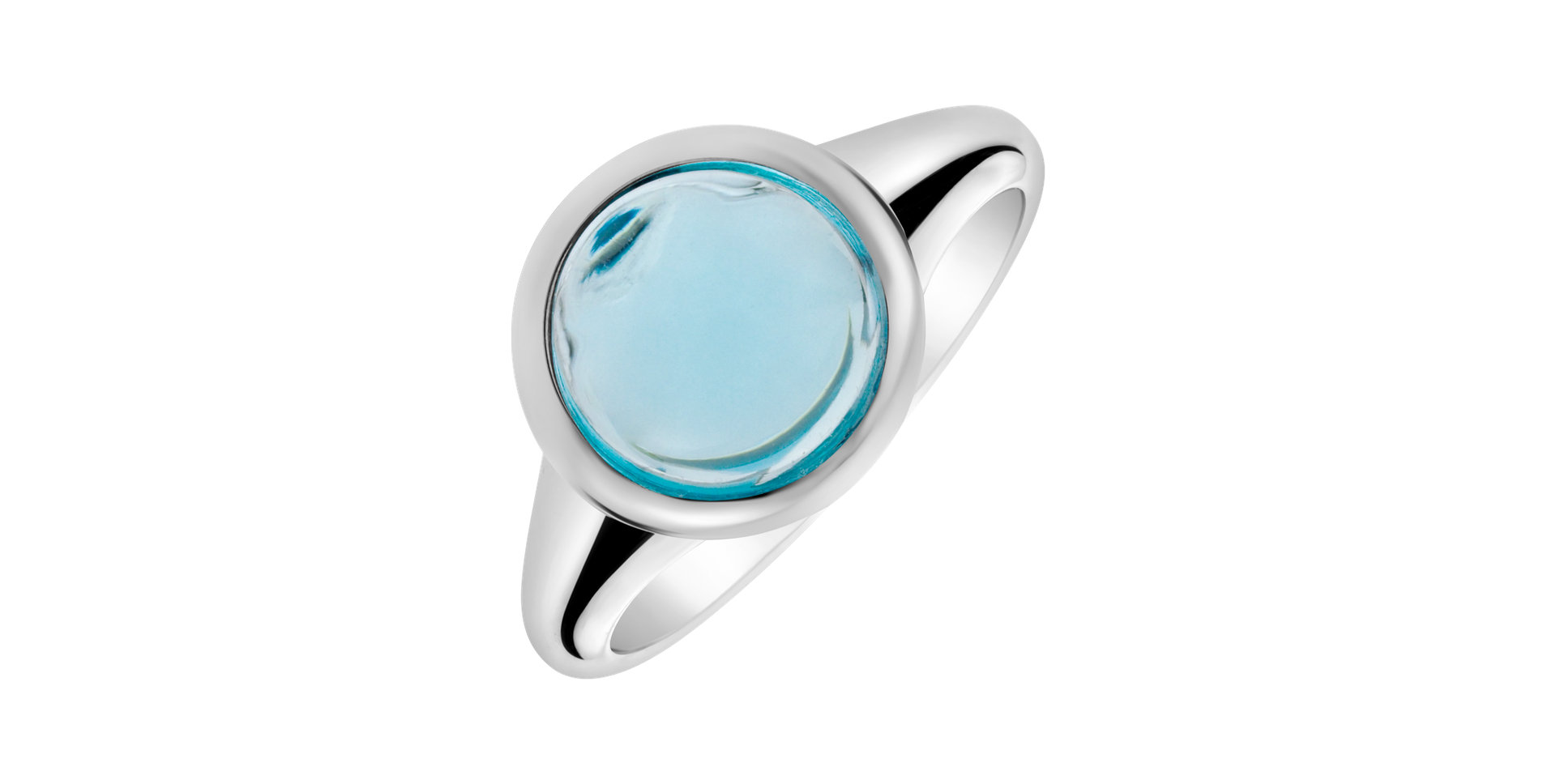 Ring with Topaz Sky Bonbon