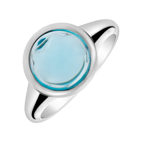 Ring with Topaz Sky Bonbon