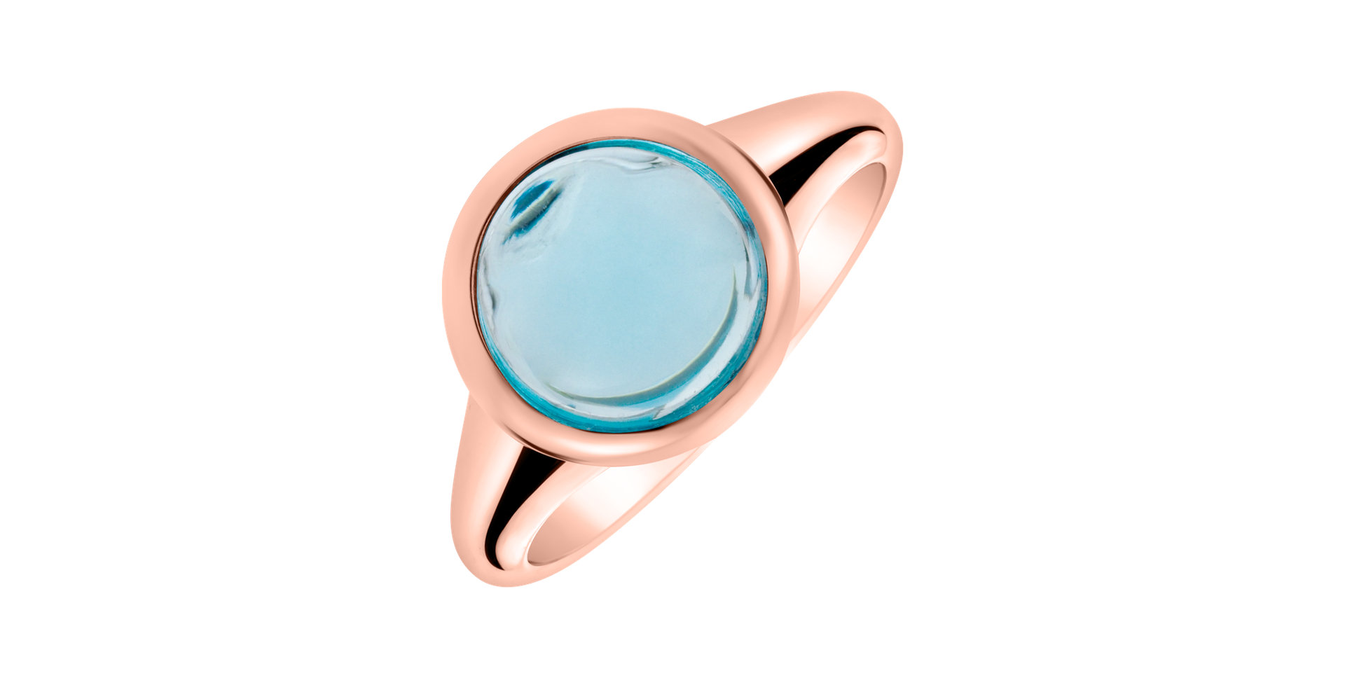 Ring with Topaz Sky Bonbon