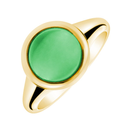 Ring with Chrysoprase Bonbon