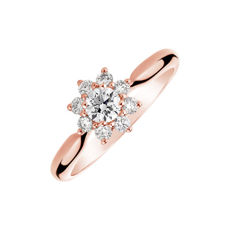 Diamond ring Starlet Blossom